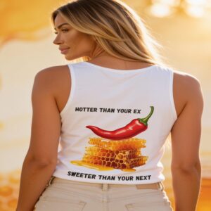Hotter Than Your Ex, Sweeter Than Your Next. Garment-Dyed Tank Top
